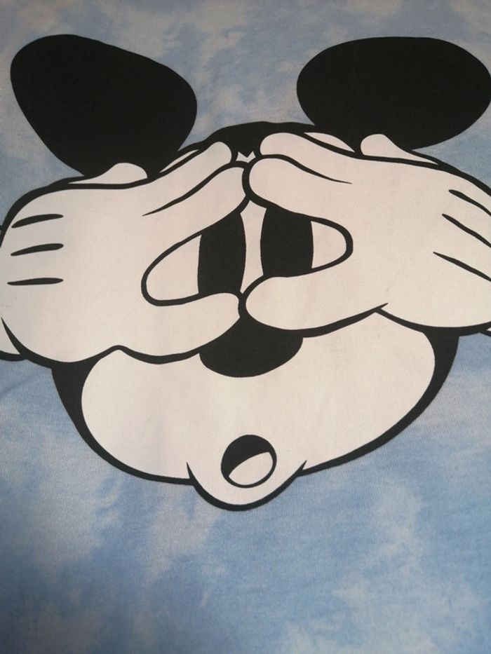 Tee shirt Disney Mikey couleur bleu ciel taille M - photo numéro 7