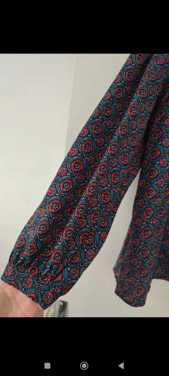Blouse fluide multicolore à motifs ethniques taille L Molly Bracken - photo numéro 5
