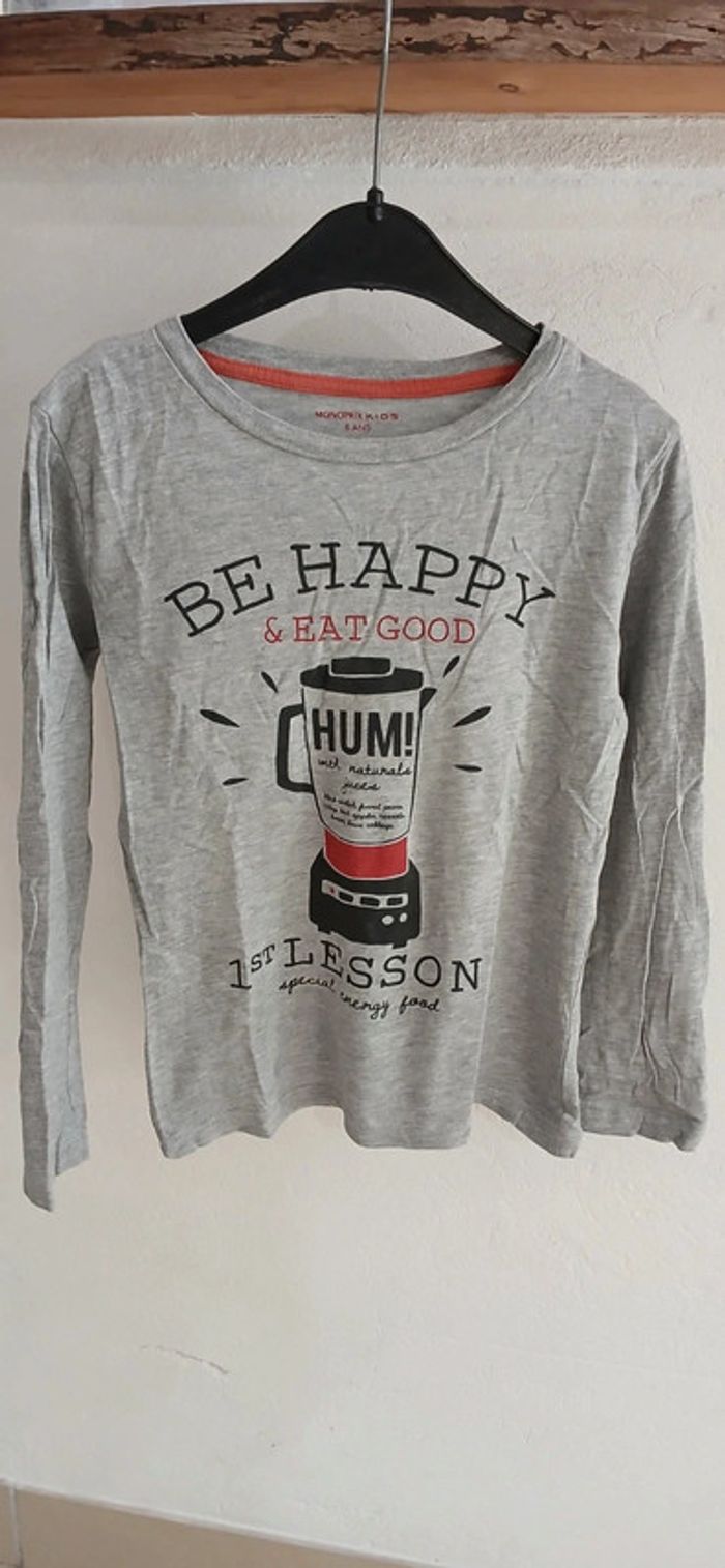 Tshirt ML Monoprix 8 ans