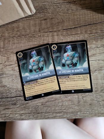 Carte Lorcana "Le Costume de Robotik"