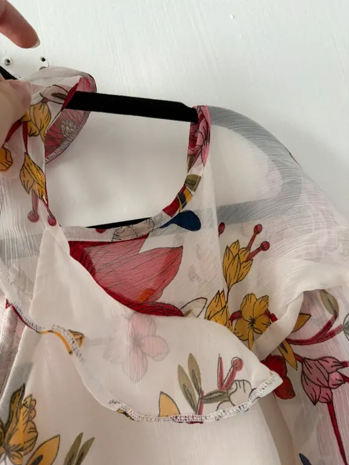 Blouse Jennyfer crème épaules ouvertes - photo numéro 5