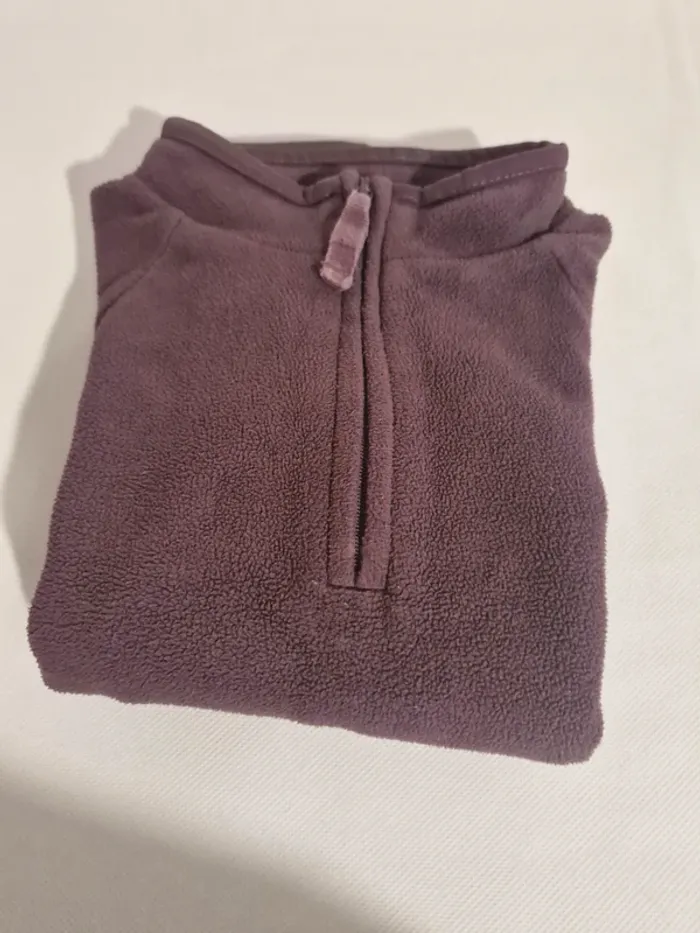 Pull polaire col zippé 4-5 ans Tex - photo numéro 5