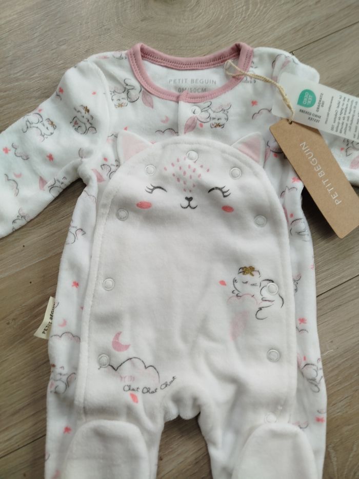 Pyjama petit béguin 0 mois 50 cm neuf - photo numéro 3