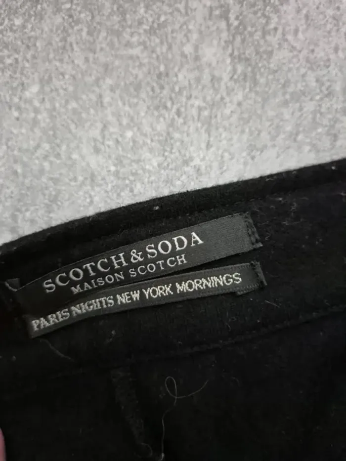 Pantalon Scotch & Soda noir taille S 30% laine parfait état - photo numéro 5