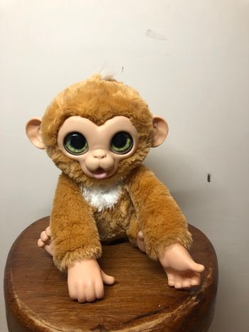 Peluche interactive Zandi le singe