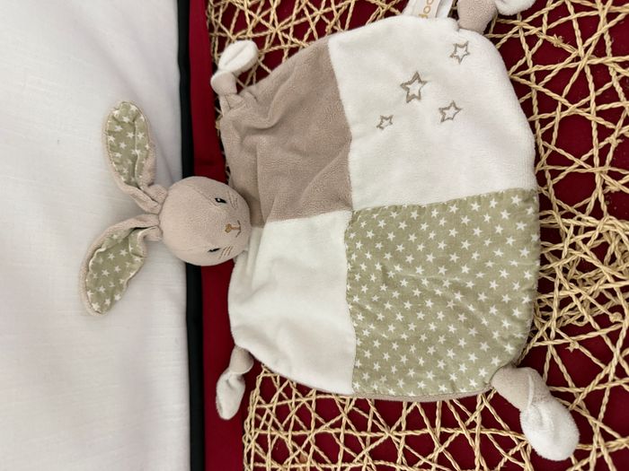 Doudou plat Lapin étoiles Mon doudou d’amour DODIE