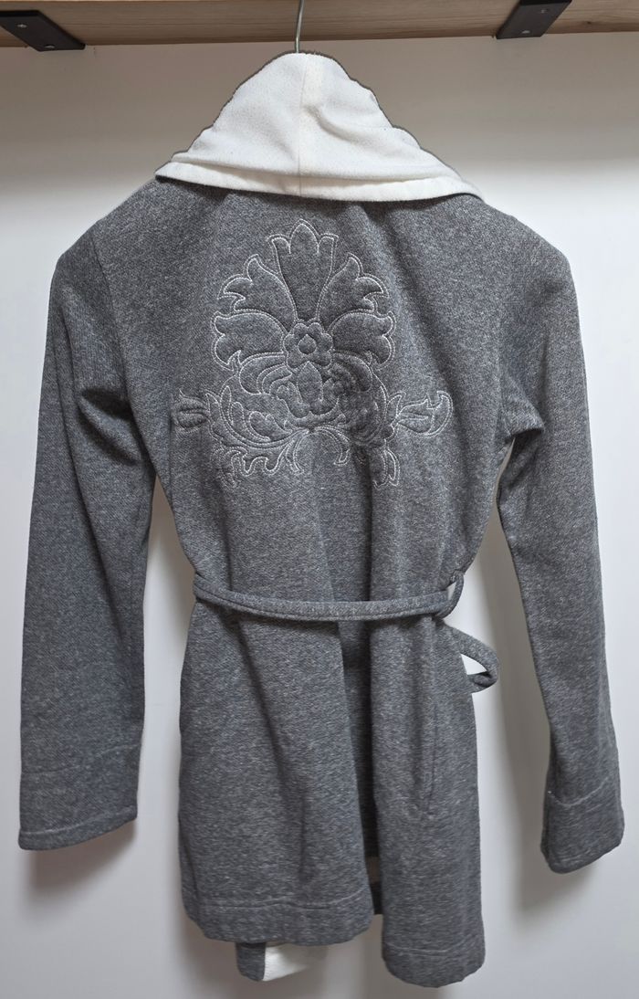 Robe de chambre rouge gorge S - photo numéro 2