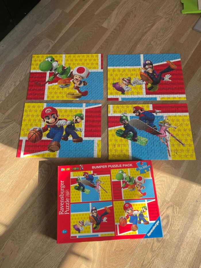 Puzzles Mario complet et très bon état - photo numéro 3