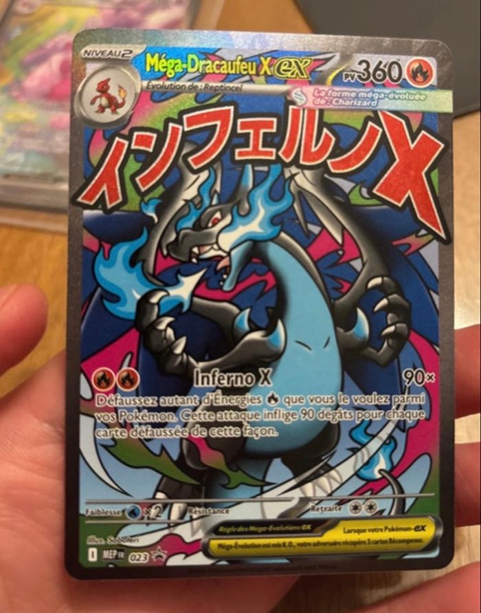 Méga Dracaufeu X ex Pokémon Mint - photo numéro 3