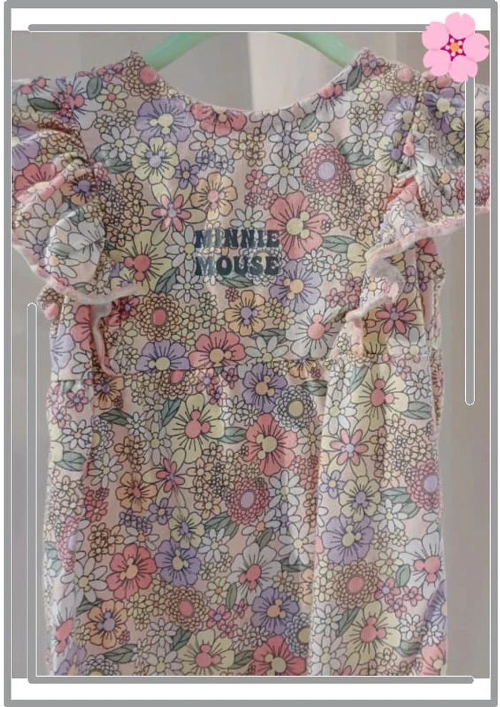 Combinaison été fleurie Minnie 9 mois - photo numéro 2