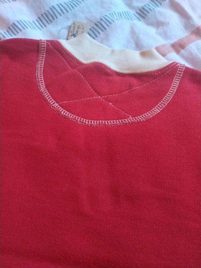 Sweat rouge 3 ans - photo numéro 7
