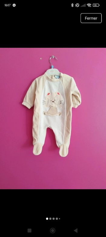 Pyjama King Bear 3 mois b2 