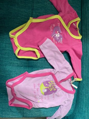 Lot de 3 Bodies - 1 mois