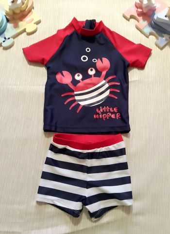 Maillot de bain bébé 2 pièces Primark 3-6 mois – Neuf sans étiquette