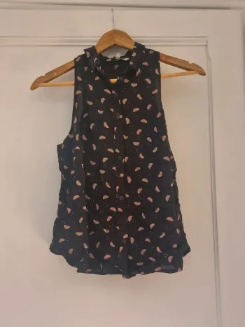 Haut à motifs pastèque