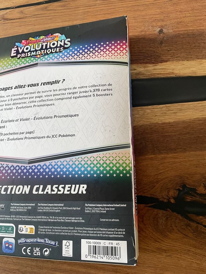 Coffret Classeur Collection - Évolutions Prismatiques (EV8.5) - NEUF FR - photo numéro 3