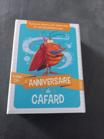 Jeu fleurus l'anniversaire du cafard additions soustractions gs cp