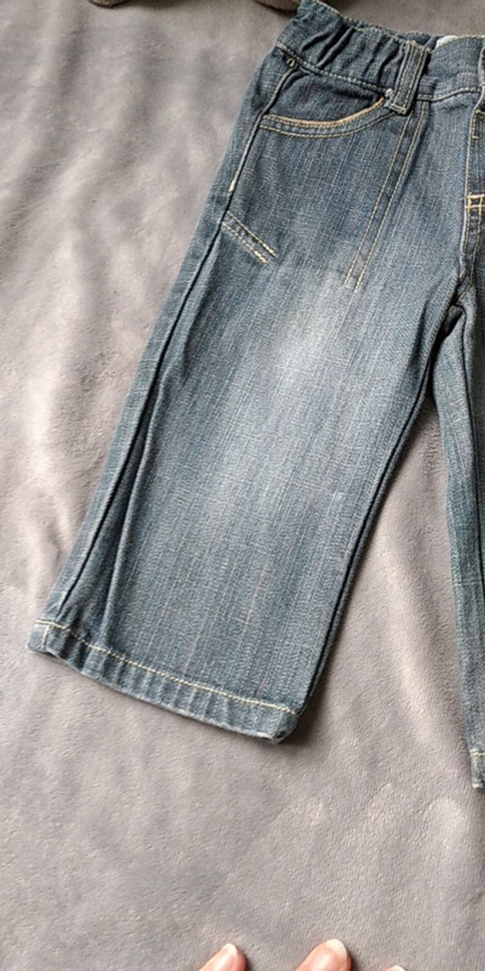 Pantalon jeans effet délavé Garçon 12 mois The Kimbaloo road story 100% coton - photo numéro 5