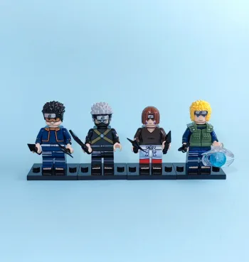 L'équipe Minato - lot de 4 mini figurines au format Lego