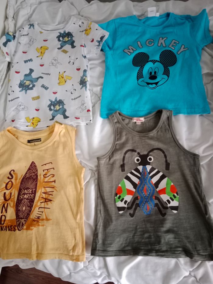 Lot t shirts 16 pcs 4/5 ans - photo numéro 2