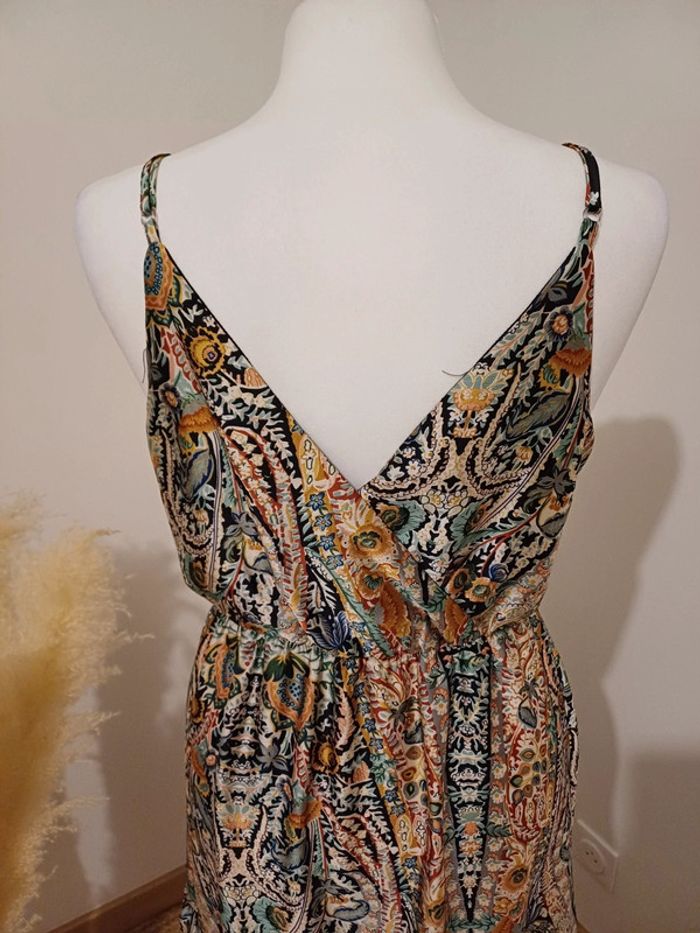 Robe longue cache-coeur à motifs Millénium taille M 38 - photo numéro 10