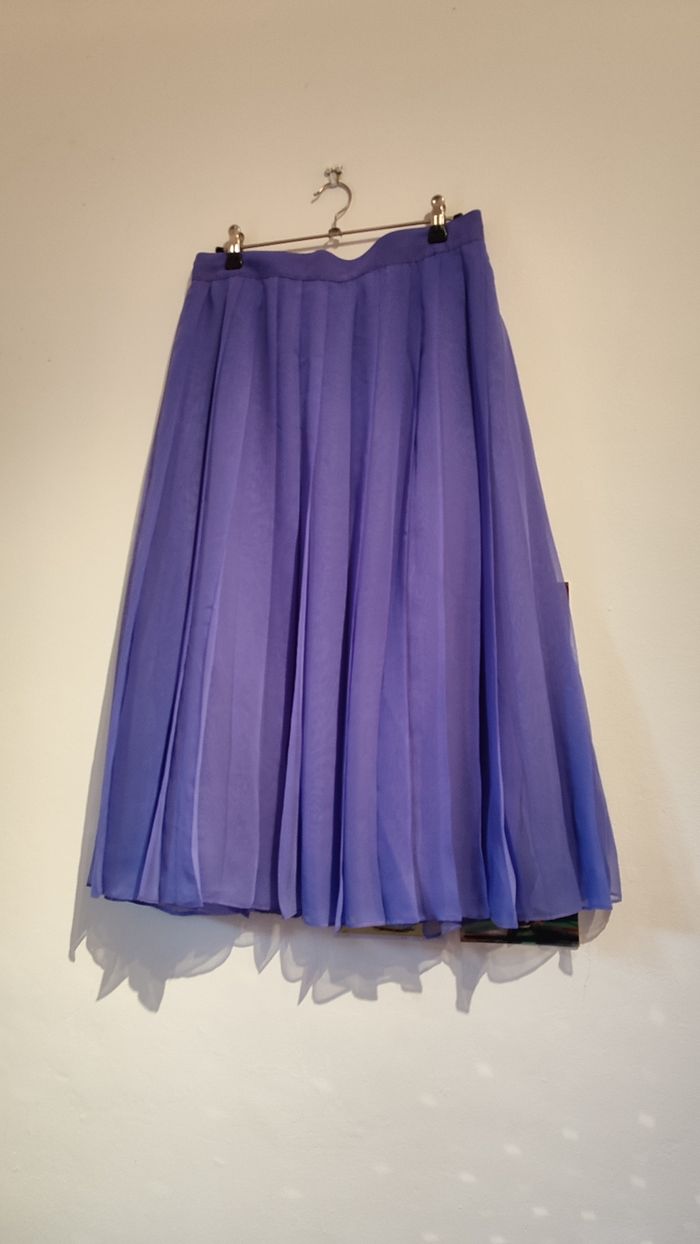Jupe vintage violette Lenvol T40