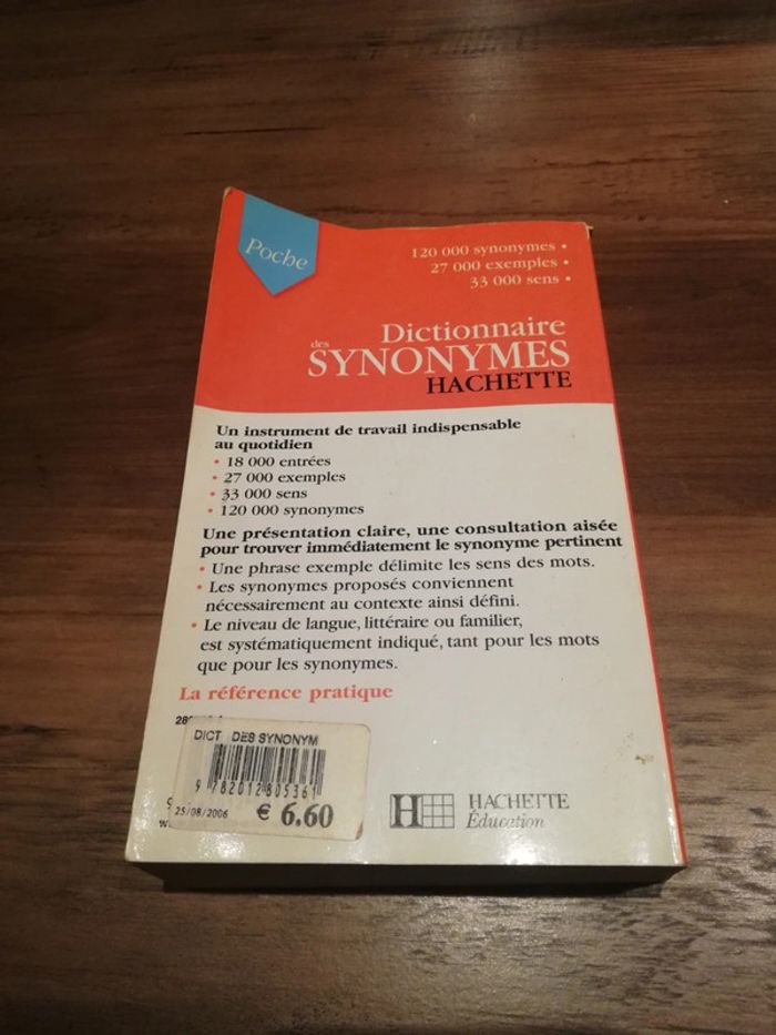 Dictionnaire des Synonymes Hachette - photo numéro 2