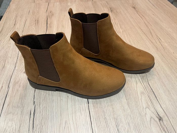 Chaussures Bottines neuf taille 40 marron TEX - photo numéro 2