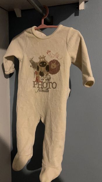 Pyjama velours bébé
