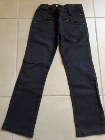 Pantalon noir style huilé fille 7 ans TAO NEUF