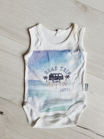 Vêtement bébé mixte garçon fille body sans manches plage Absorba 3 mois