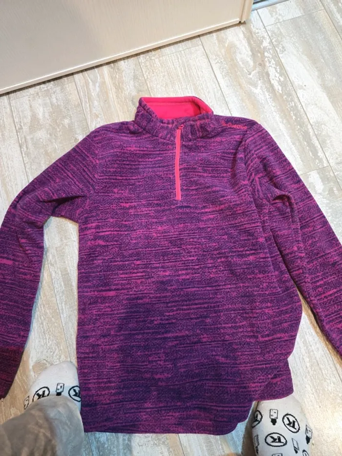 Polaire chaud skis #orianablfille12ans