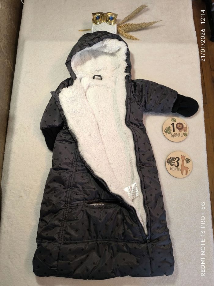 Chancelière mixte taille 50/56 cm 0/3 mois