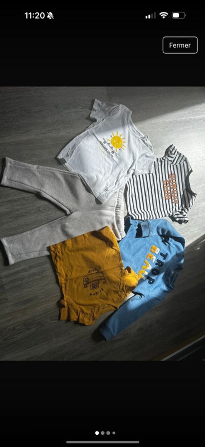 Lot vêtements garçons 24 mois en très bon état - photo numéro 2