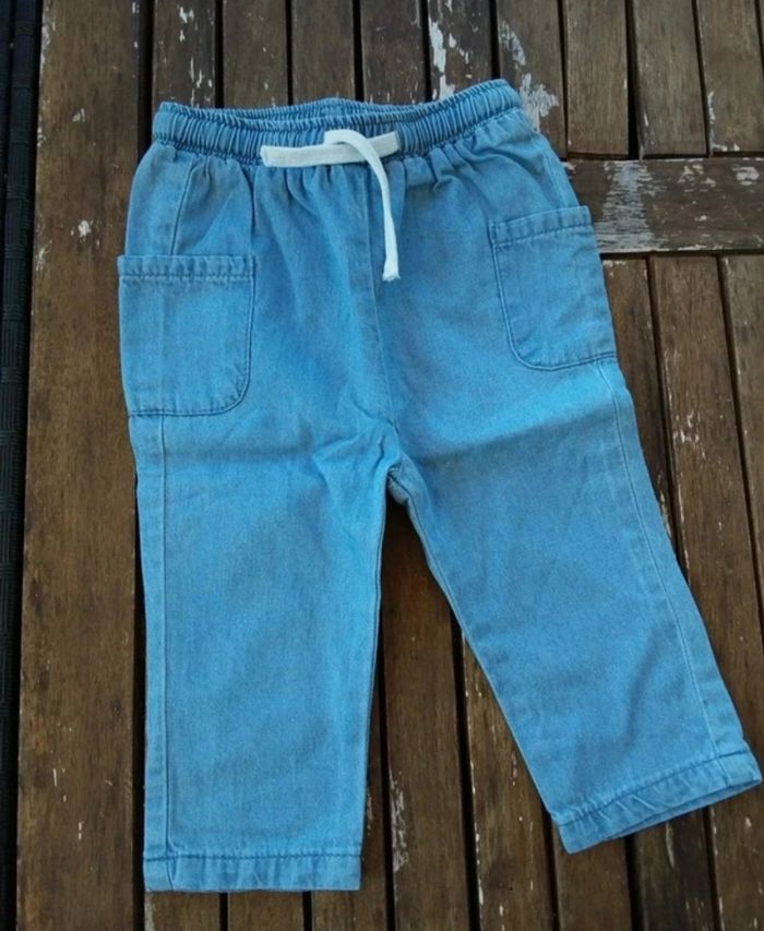 Lot pantalons/jeans 9 mois - photo numéro 5