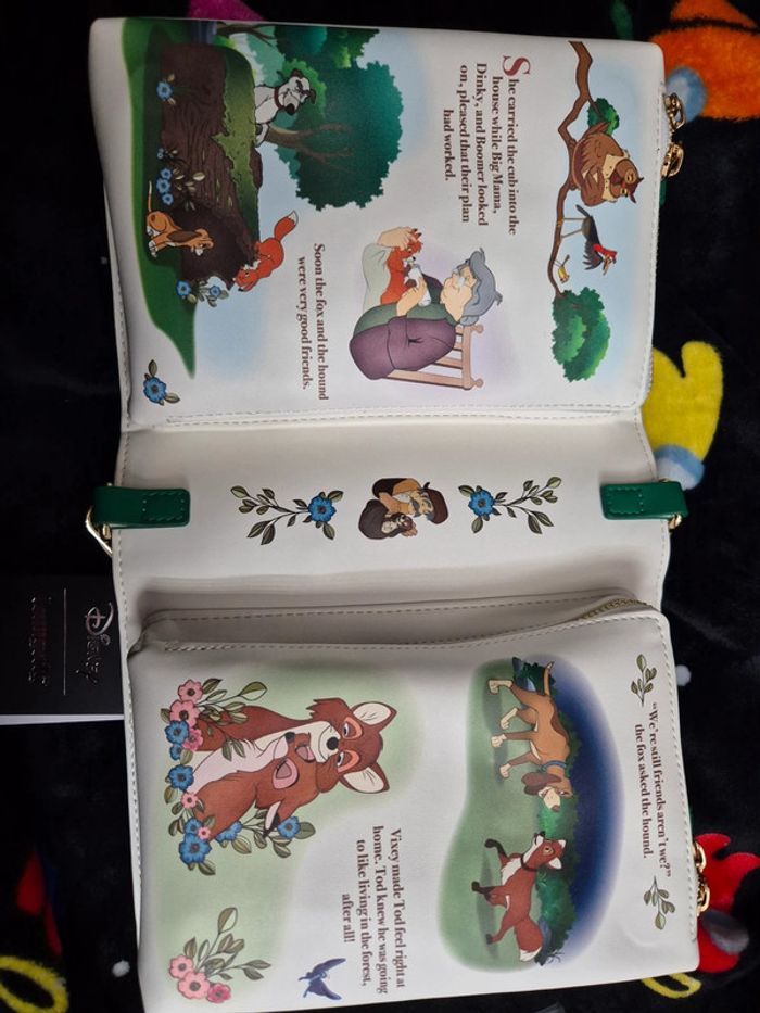 Loungefly Rox et Rouky - Sac à bandoulière convertible Livre - photo numéro 4