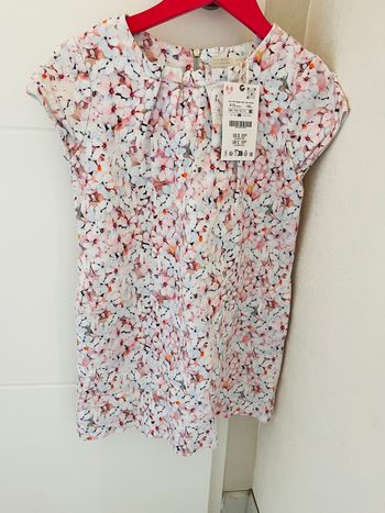 Robe fleurie Zara 9/10 ans