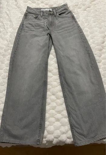 jeans droit gris