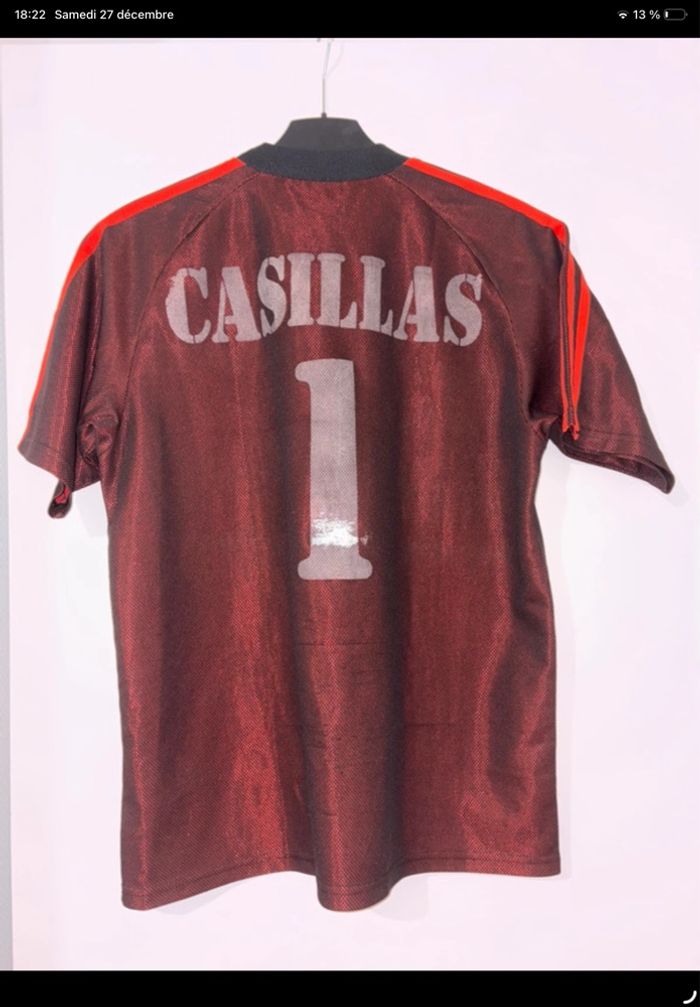 Maillot collector centenaire Real Madrid casillas Gk 5 Adidas 2002 football 16 ans/M adulte - photo numéro 2
