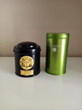 2 boîtes à thé (Mariage/Palais)