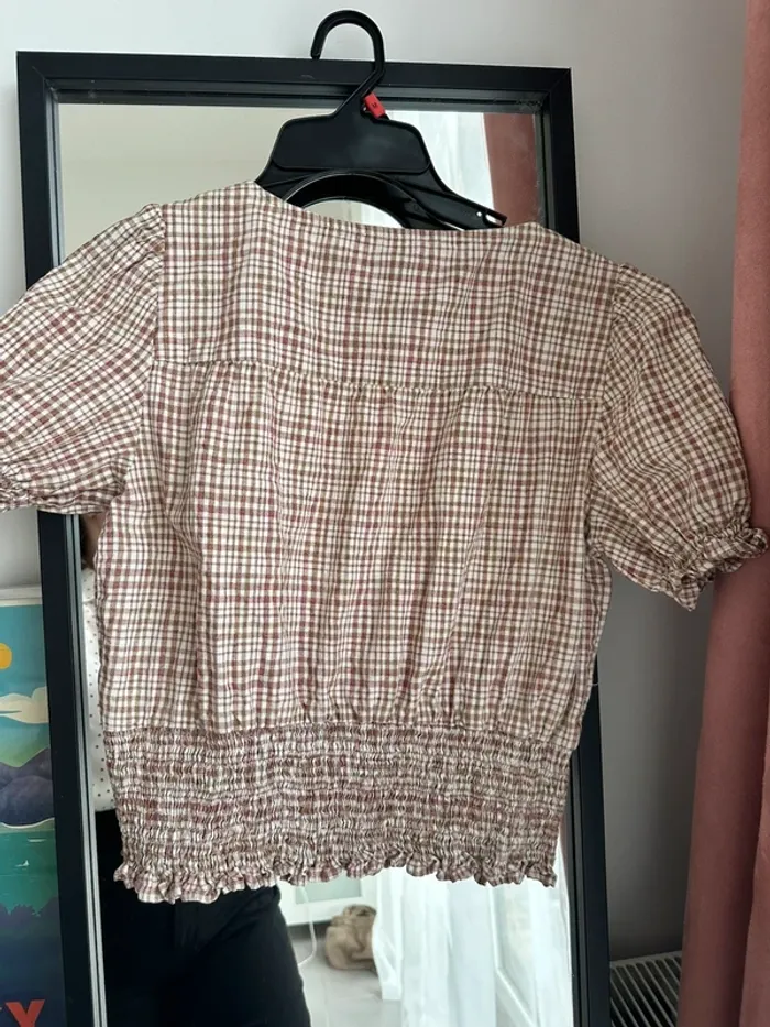 Blouse à carreaux Sezane - photo numéro 3