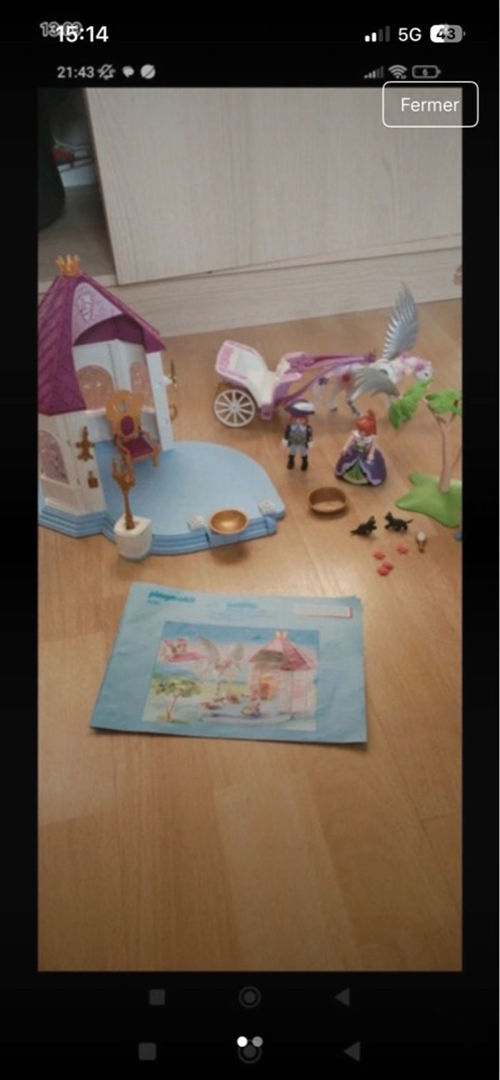 Playmobil pavillon du roi