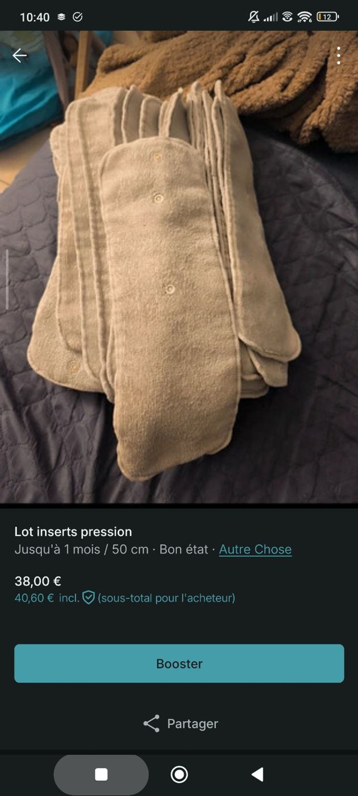 Lot couches lavables - photo numéro 5