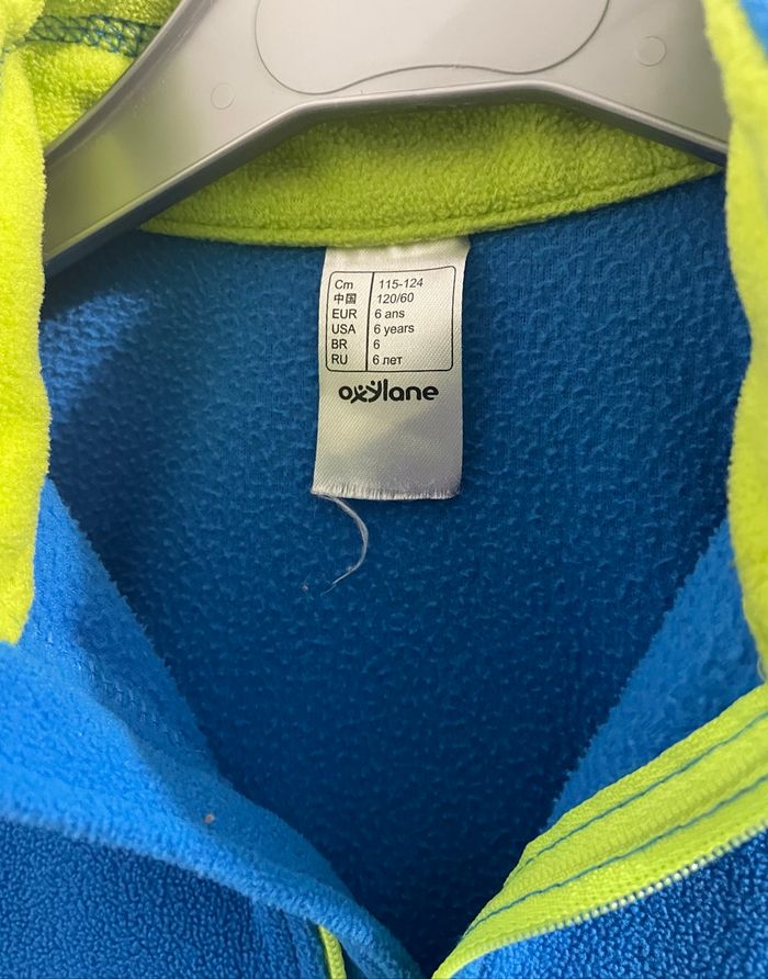 Sweat Oxylane Décathlon Garçon taille 6 ans Bleu Décathlon - photo numéro 5