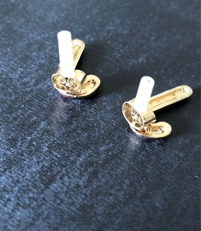 Boucles d’oreilles Sucre d’orge 🍭 neuves - photo numéro 3