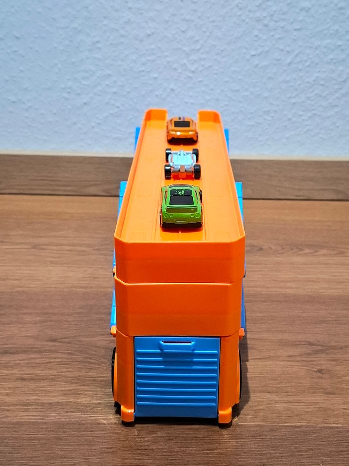 Camion Super Wheelz – transporteur + 3 véhicules - photo numéro 3