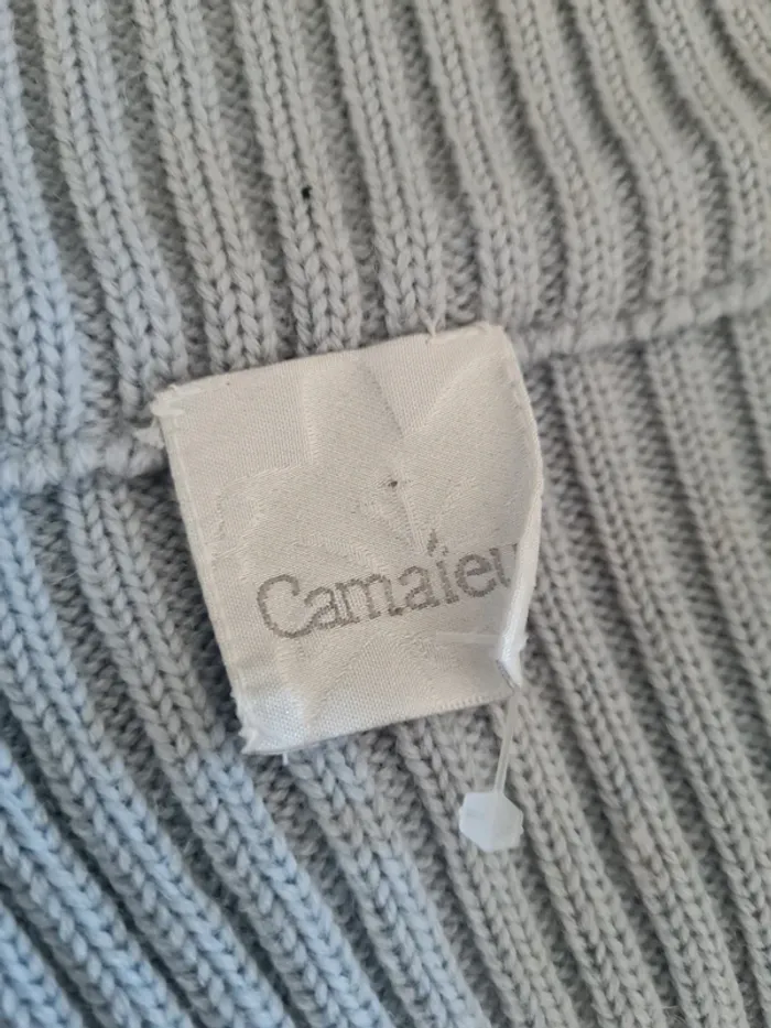 Veste bi-matieres sans manches - photo numéro 6