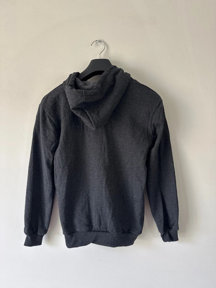 👕 sweat à capuche homme - gris - original- sportwaer neuf sans étiquette - taille m - photo numéro 7