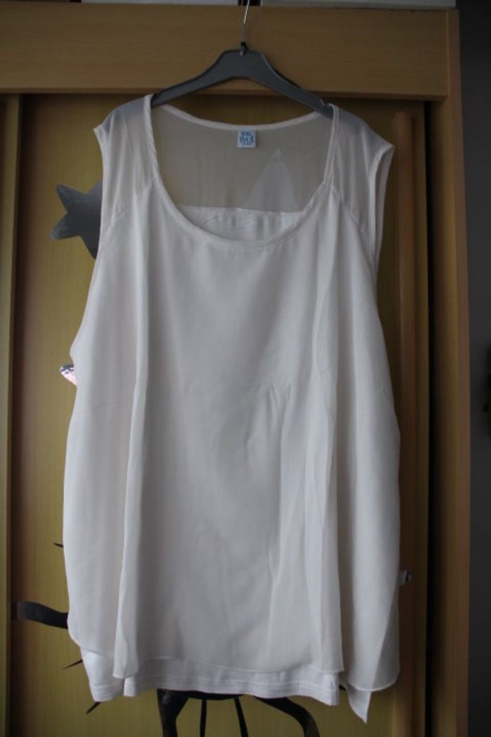 Top voile Blanc