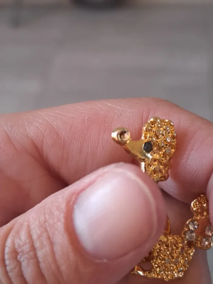 Broche vintage chien Swarovski - photo numéro 12